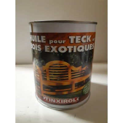 Huile végétale pour Teck et bois Exotiques