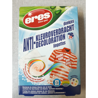 Anti-Décoloration lingettes-ERES