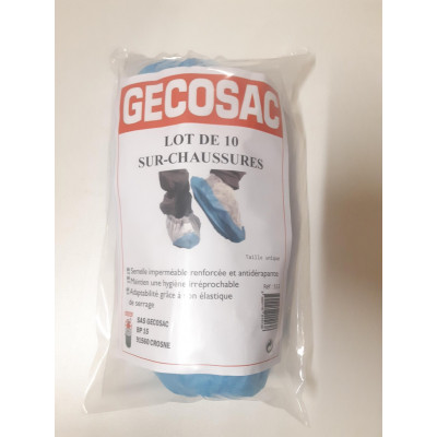 Lot de 10 Sur-Chaussures GECOOSAC
