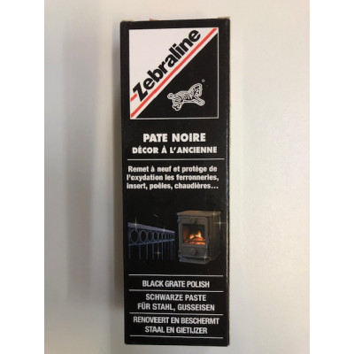ZEBRALINE, pate noire décor à l'ancienne , remet à neuf et protège de l'oxydation les ferronneries,insert,poêles,chaudières