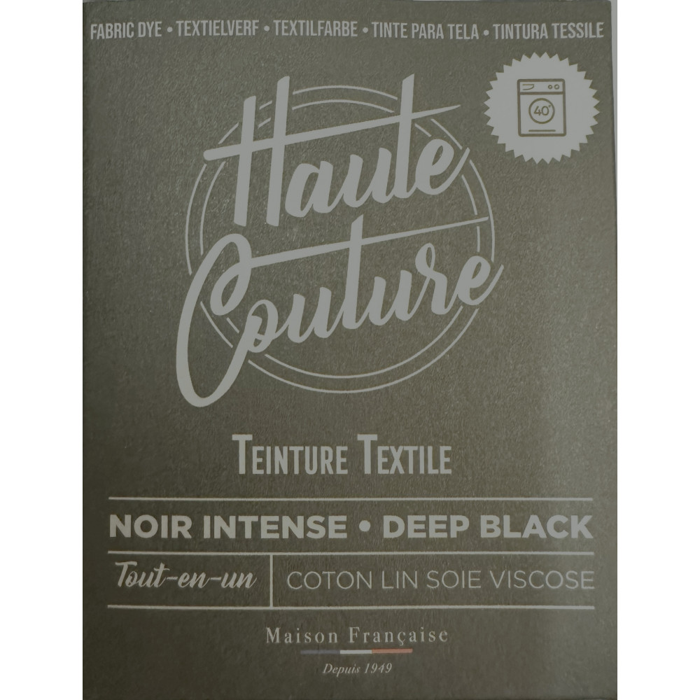 Teinture pour textilles Noir Intense - teindre en noir Intense