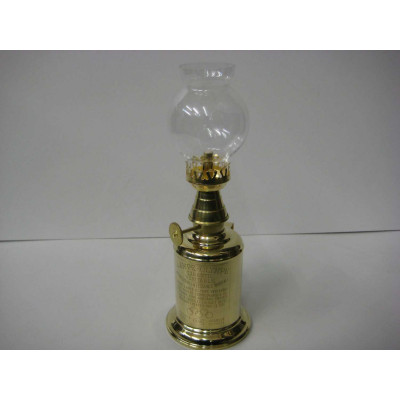 Lampe à essence en laiton poli