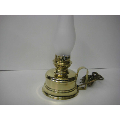 Lampe éléctrique en laiton poli