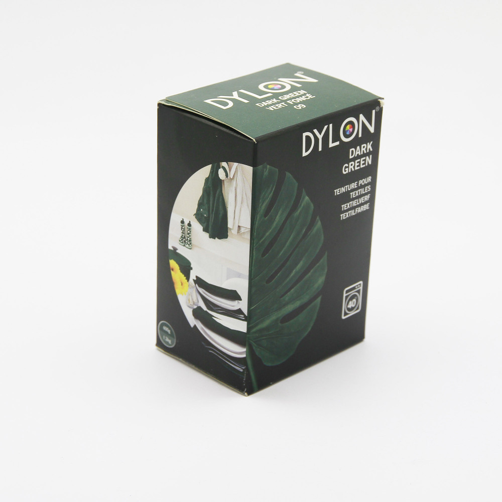 Teinture Textile Dylon Vert Olive - 50g - Pour Coton, Lin, Viscose - Teinture Main Résistante