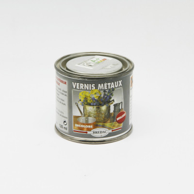 Vernis métaux incolore brillant - Bredac