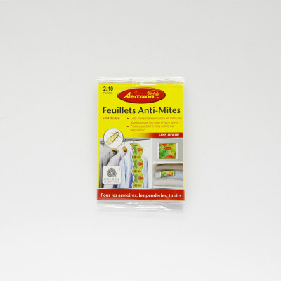 Feuillets Anti-Mites sans odeur - Aeroxon