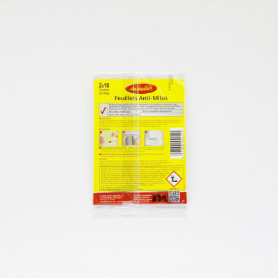 Feuillets Anti-Mites sans odeur - Aeroxon