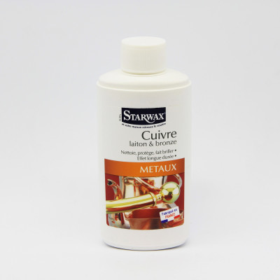 Nettoyant spécial Cuivre Laiton Bronze STARWAX 250 ML