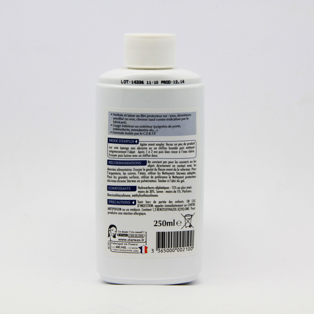 Nettoyant plaque vitrocéramique 250ml STARWAX - Cuisines - Vaisselle -  Produits