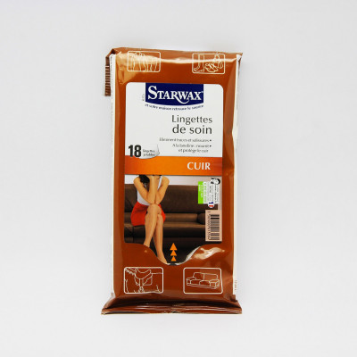 Lingettes soin du cuir STARWAX