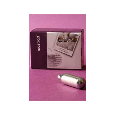 10 cartouches  gaz pour siphon chantilly Mastrad