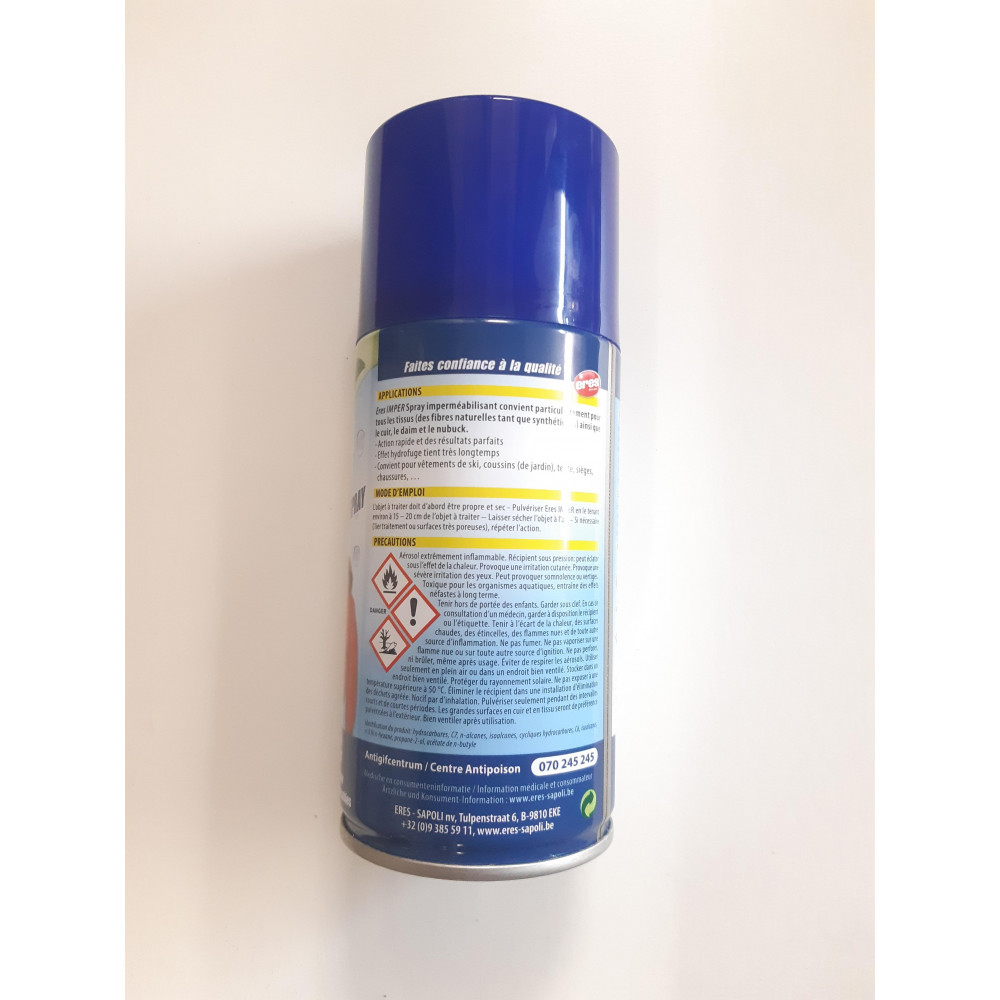 Spray imperméabilisant et protecteur anti-tâches; Spécial cuir, daim et  textiles