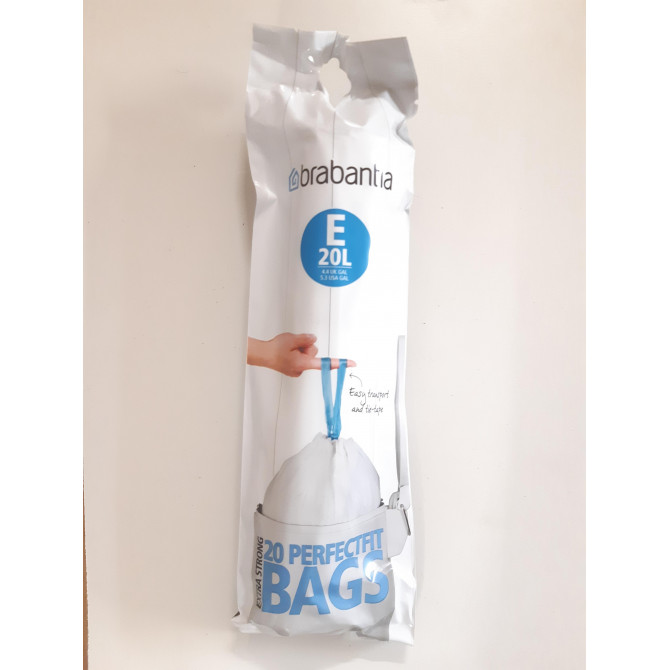 Brabantia Sac poubelle PerfectFit V 3l 20 pièces 11 65 82 pour New