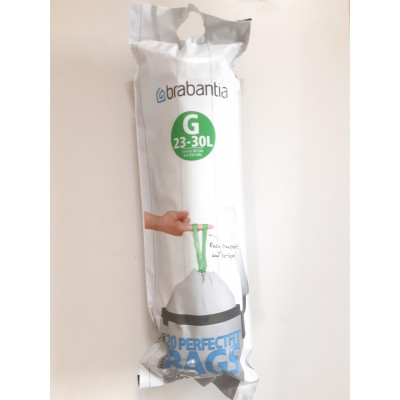 Brabantia Lot de 2 Rouleaux de 20 Sacs Poubelle : : Epicerie