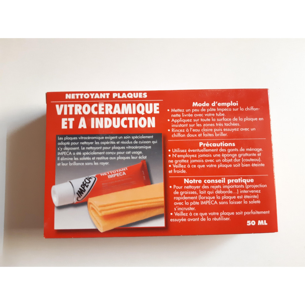 IMPECA pâte de nettoyage pour plaques electrique 50 ml