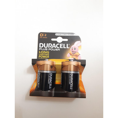 Piles LR20*2 DURACELL