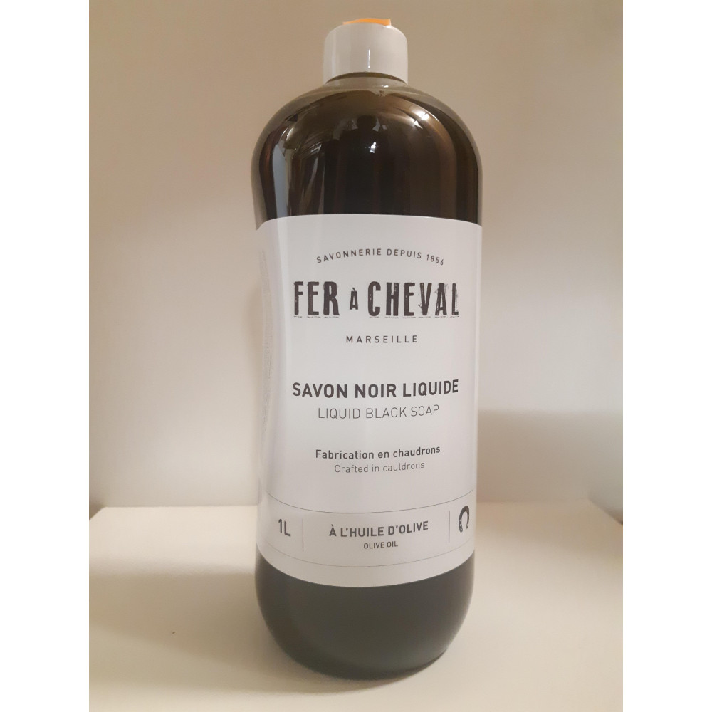 Savon noir liquide à l'huile d'olive-Fer à cheval